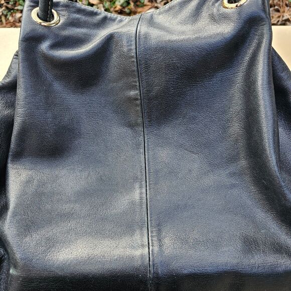 FURLA Black Leather Shoulder Bag Vintage - Picture 11 of 11